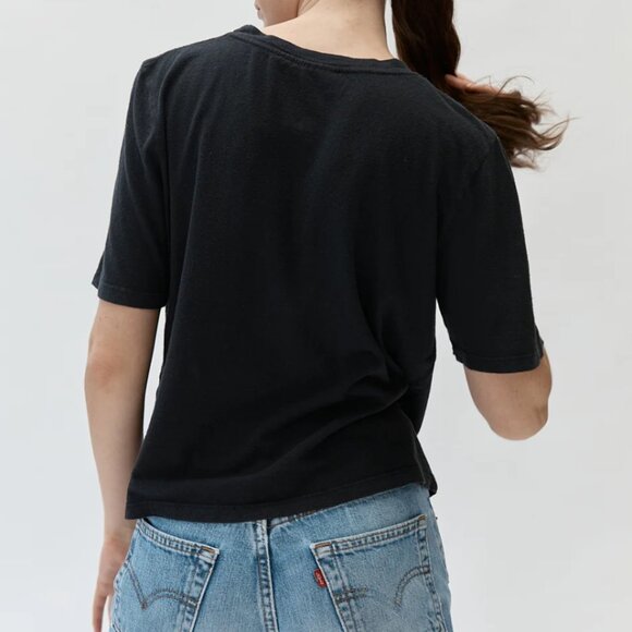 Jungmaven Silverlake Cropped Tee Black M - Picture 4 of 8